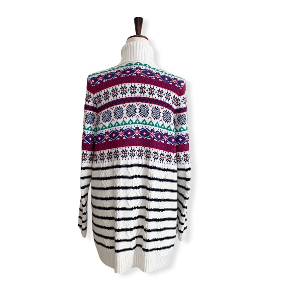 Beautiful Talbots Cable Knit Open Front Cardigan - Picture 4 of 10